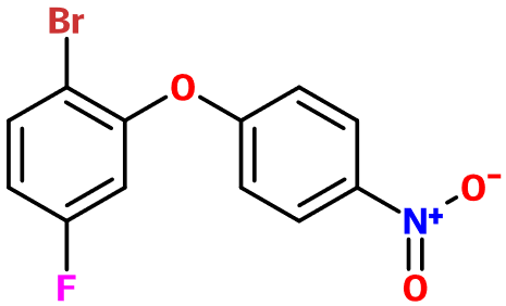 (image for) MC085195 1-Bromo-4-fluoro-2-(4-nitrophenoxy)benzene